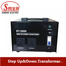 O transformador abaixador 230V -110V do 5k, intensifica o transformador de poder 110-230V